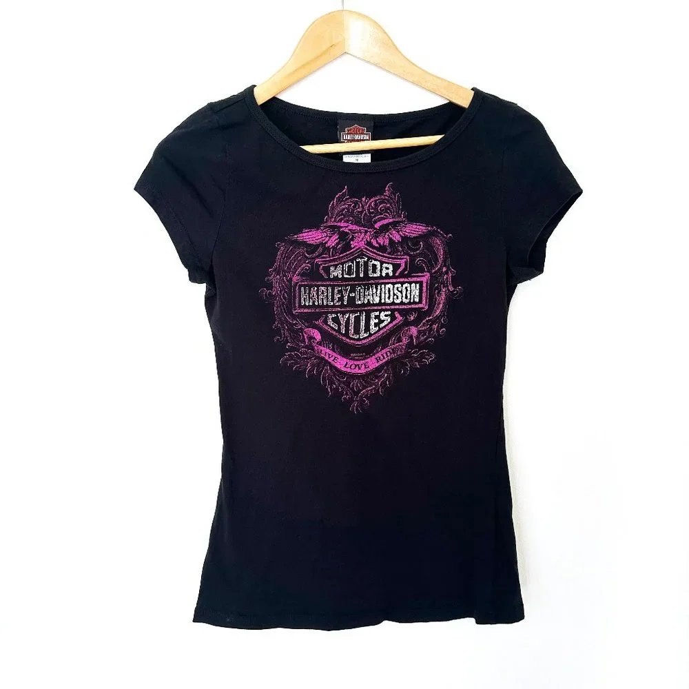Harley Davidson - Black Graphic Shirt - Picture 1 of 3